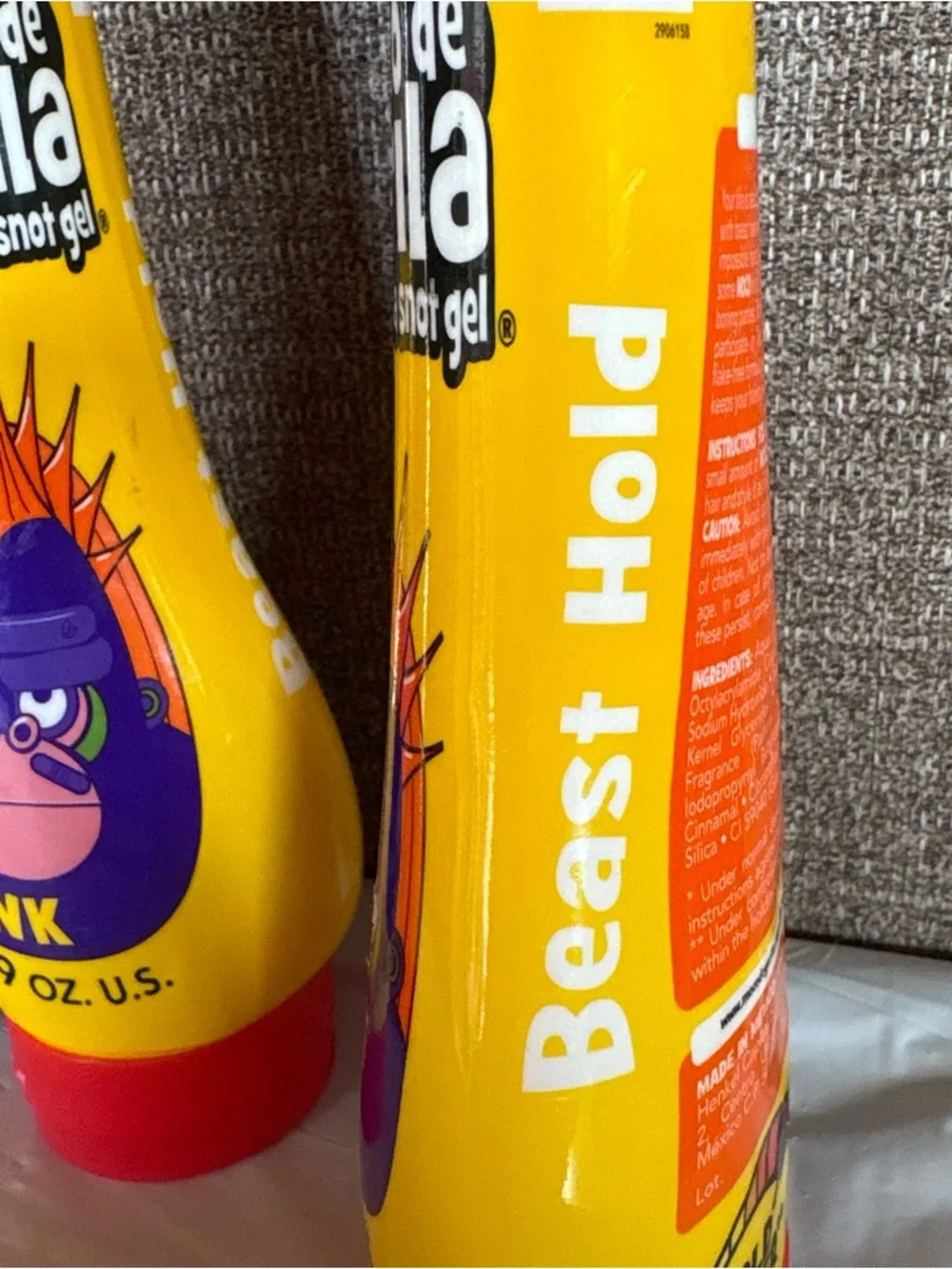 Moco De‎ Gorila Gorilla Snot Hair Gel Punk 11.9 OZ (4 PACK) Beast Hold NEW